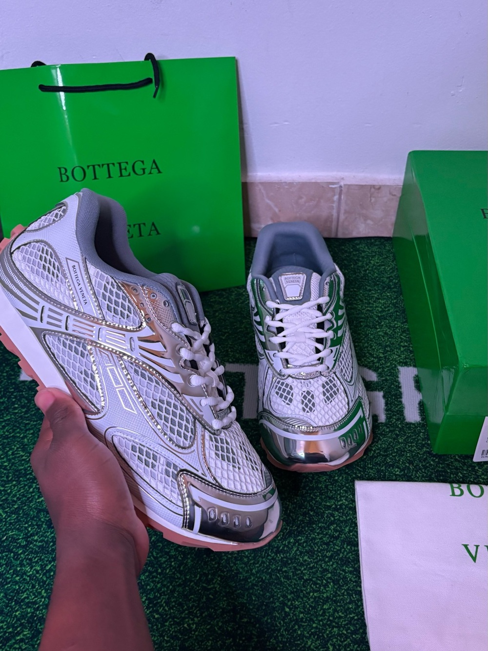 Bottega Veneta Silver Men’s